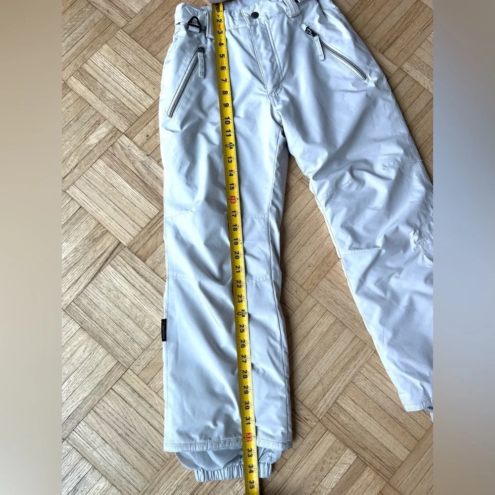 Turbine Juneau Ski Snow Pant Girls Youth Small gray insulated water resistant